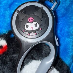 Black and Gray Character Retractable Leash